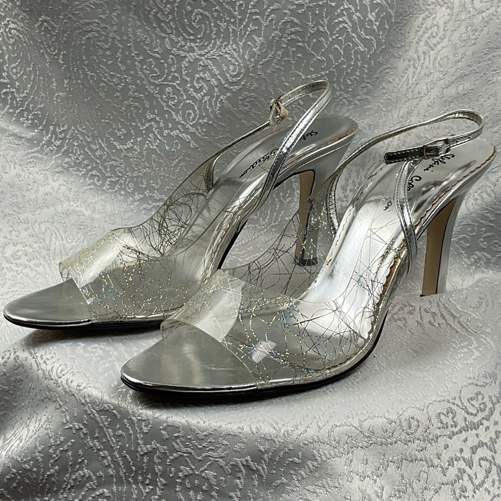 Stefani Collection‎ Women’s 9.5 Silver Heels